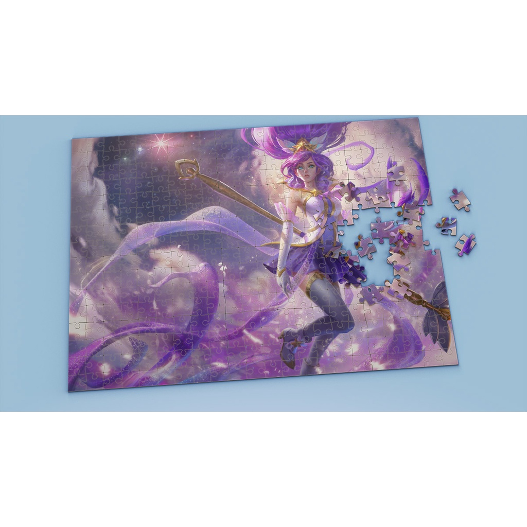 Tranh ghép hình A4, A5 League of Legends, xếp hình JANNA - Mẫu 2
