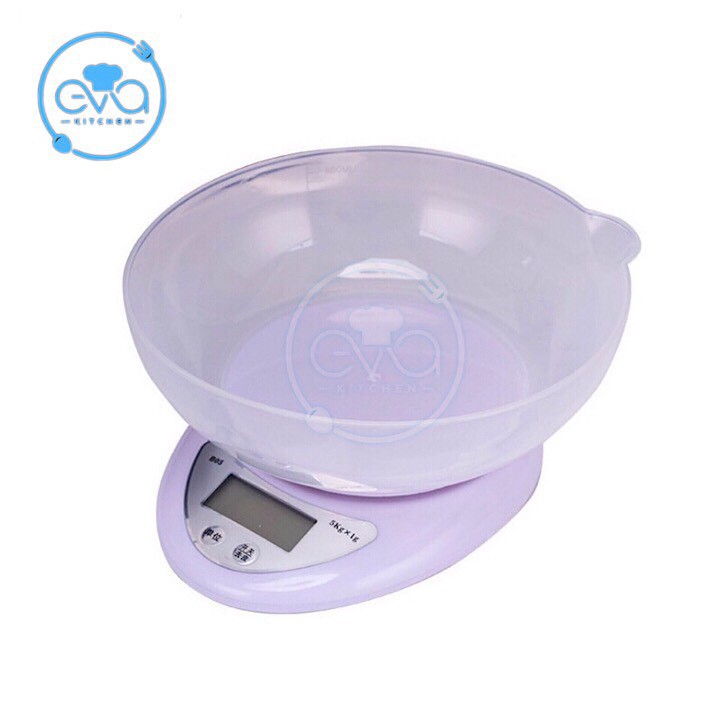 Cân Điện Tử Nhà Bếp Có Khay Để Bàn 5 Kg Kitchen Scale