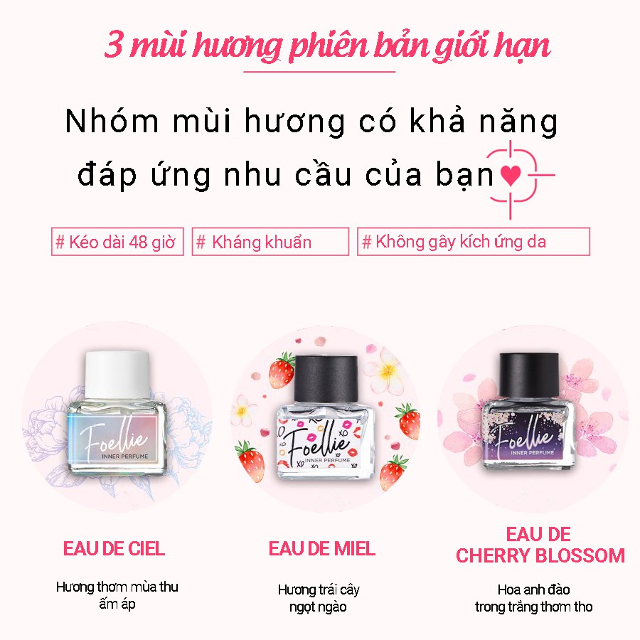 Nước Hoa Vùng Kín FOELLIE INNER PERFUME 5ml_Mỹ phẩm Hàn Quốc chính hãng | BigBuy360 - bigbuy360.vn