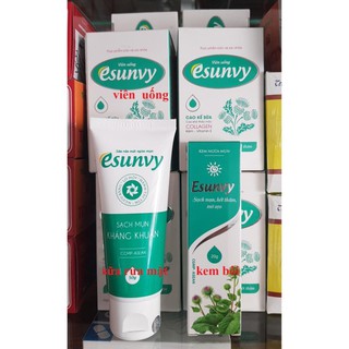 combo bộ sản phẩm mụn Esunvy