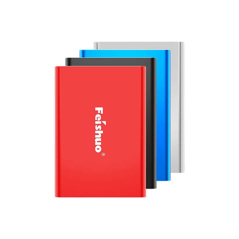 Fei Shuo Đĩa cứng di động 1TB 2TB Hỗ trợ USB3.0 Máy tính bảng di động PS4 Lưu trữ hình ảnh phim trò chơi