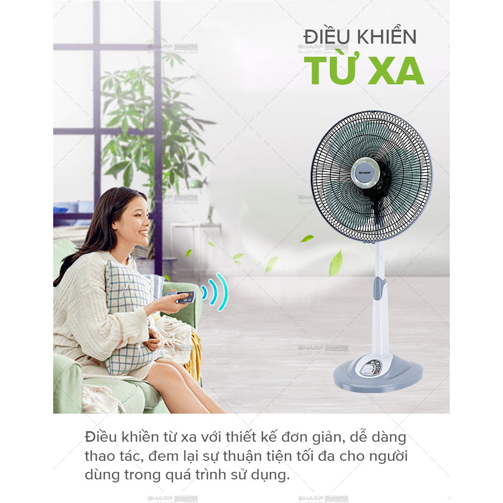Quạt Lửng Sharp PJ-L40RV-LG Hàng Malaysia
