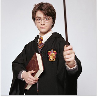 áo choàng  Harry Potter gồm cavat + đũa +kính