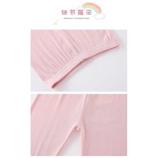Quần Legging Lửng cho bé gái chất siêu mềm mịn mát, co giãn mềm đẹp