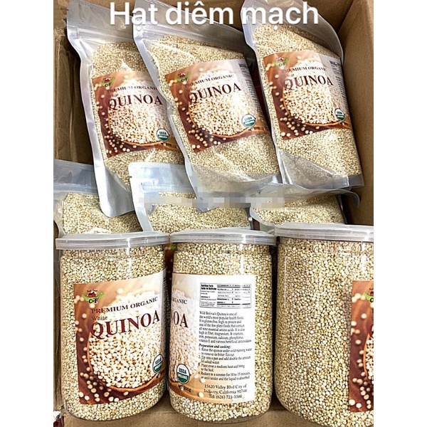 Hạt Diêm mạch Quinoa Cao Cấp
