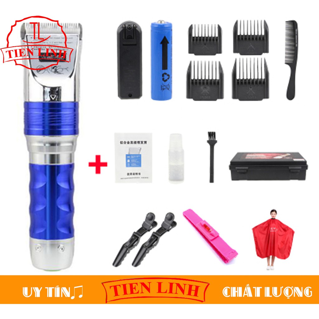 Combo Tông Đơ Cắt Tóc F10 + lược Tony and Guy + 1 áo choàng + 2 kẹp cá sấu + 1 kẹp tóc Phù Hợp Cả Người Lớn Và Trẻ Em