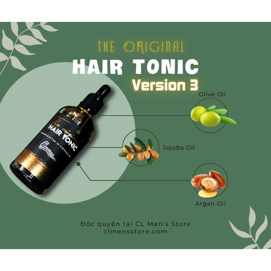 Tinh dầu dưỡng tóc kích thích mọc tóc The Original Hair Tonic - chai 100ml - Handmade