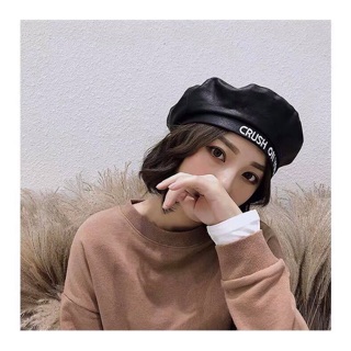 MŨ NỒI BERET DA CRUSH ON YOU