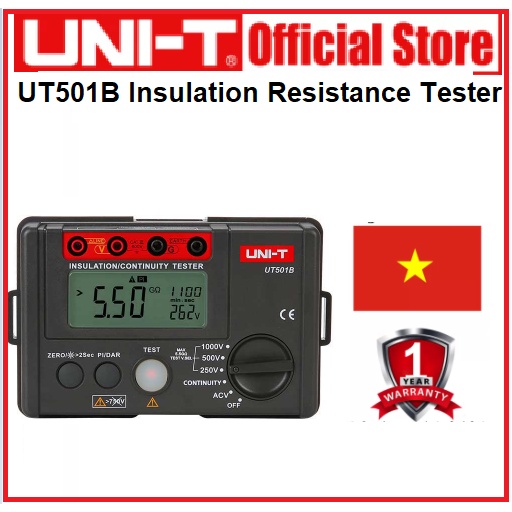 Máy đo điện trở cách điện UNI-T UT501B (1000V,5GΩ)