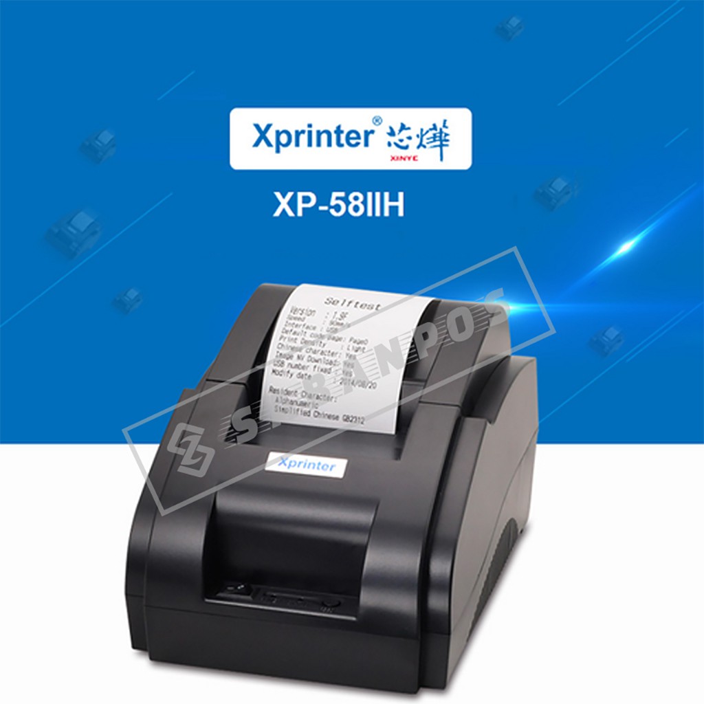 Máy in hóa đơn K58 Xprinter XP58IIH [BẢO HÀNH 12 THÁNG] + Free 5 cuộn giấy in - Sabanpos | BigBuy360 - bigbuy360.vn