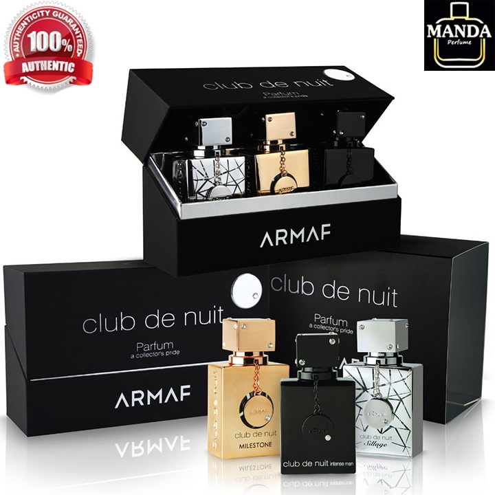 Set nước hoa Club De Nuit Intense Men Parfum 3x30ml