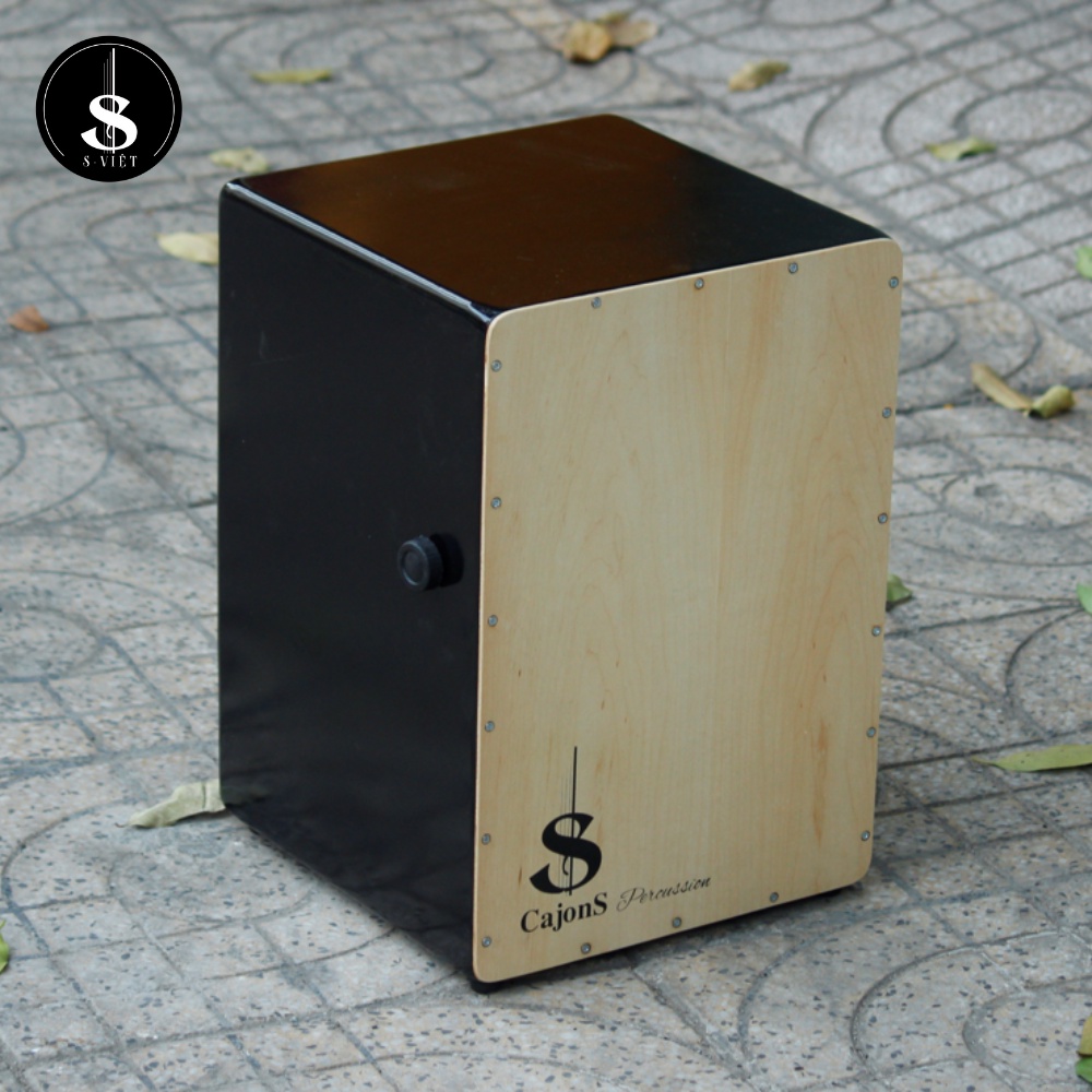 Trống cajon giá rẻ có núm chỉnh snare mã CRUS-01 chính hãng S Việt