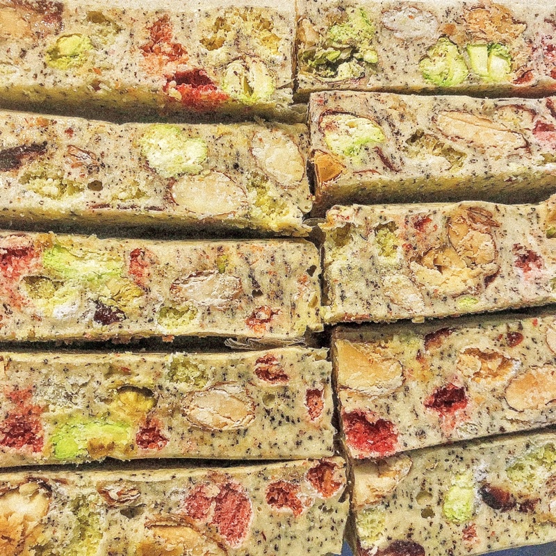 Kẹo sữa hạt Nougat vị trà bá tước