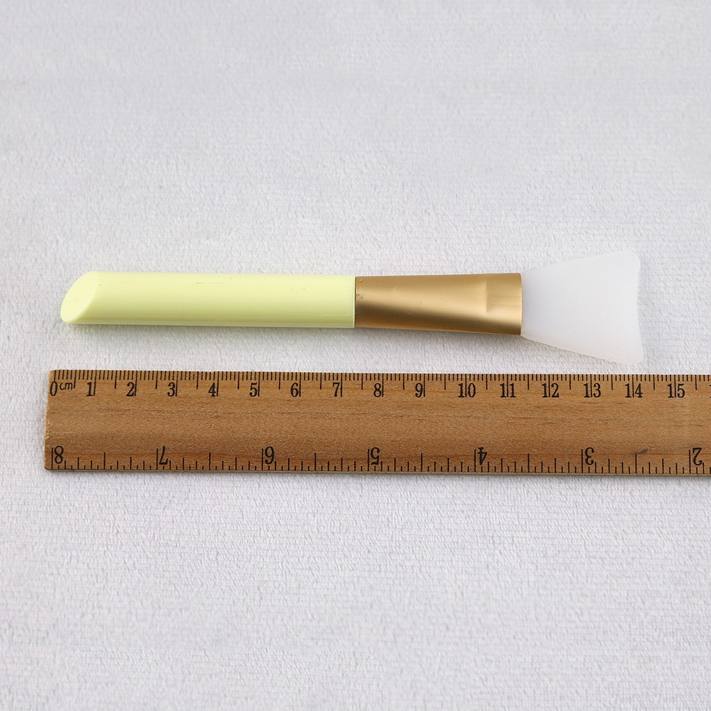 Cọ silicone tay cầm cán dài dùng thoa mặt nạ DIY
