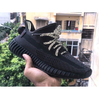 Giày Sneaker Yz Màu Đen Phản Quang Dây [Full Box]