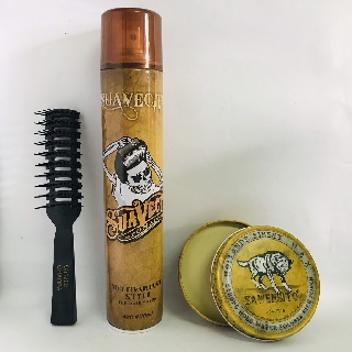 Combo GôM XỊT TÓC  SUAVECITO + Sáp Vuốt Tóc SAWENSITO Con Sói