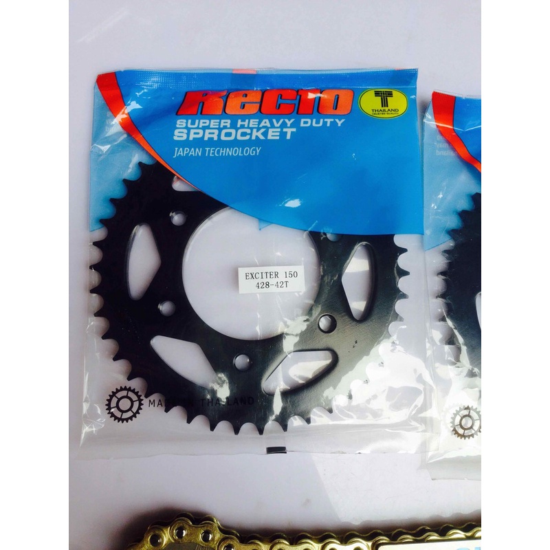 nhông sên dĩa exciter 150 recto MS 274
