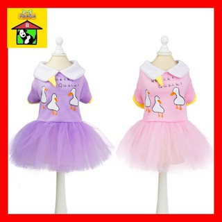 🌸 Váy Đầm Dạ Hội Cho Thú Cưng/ Áo Váy Đầm Xòe Ngọt Ngào Dễ Thương Cho Chó Mèo Dự Tiệc
