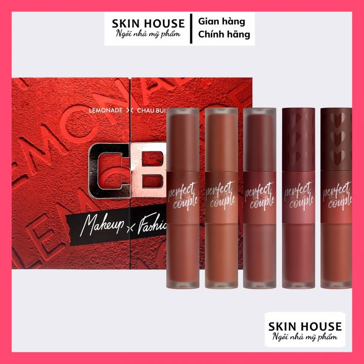 Son Kem Lì 2 Đầu Mịn Mượt, Lâu Trôi Lemonade Fashionistar Perfect Couple Lip 8g