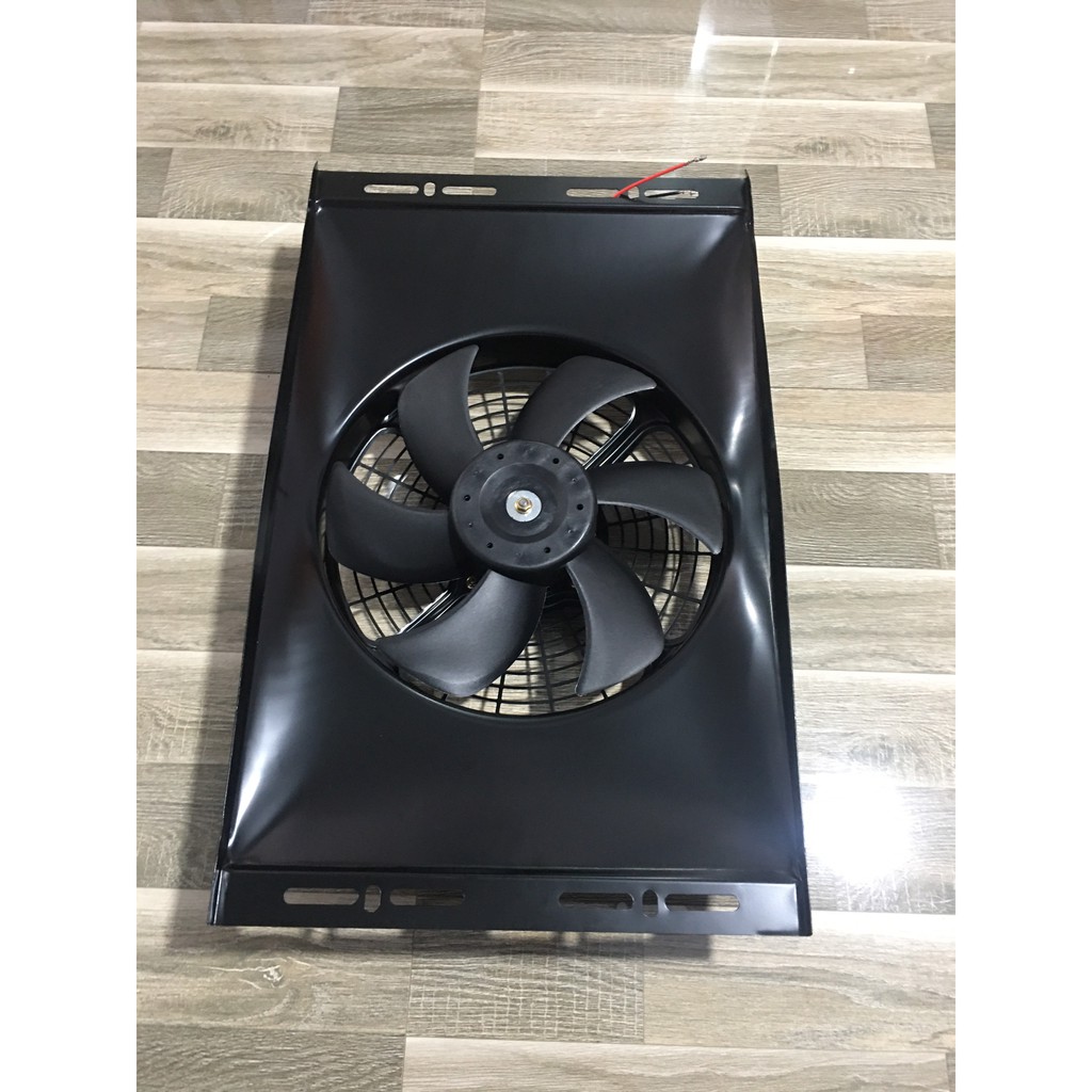 Sản phẩm gia đình làm: Quạt dàn nóng 14x23 (r36 x d58) 12v 24v 120W loại 4 ốc