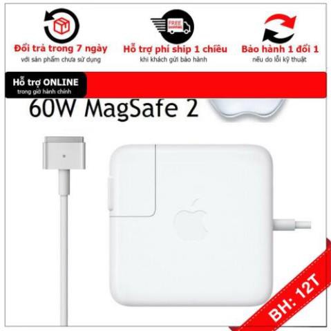 [BH12TH] ⚡️[Sạc zin] SẠC MACBOOK 60W MAGSAFE 2 zin .