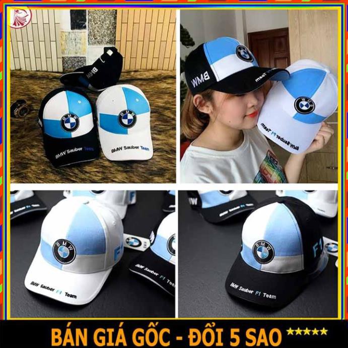 ❤️ GIÁ SỈ ❤️ Nón Kết BMW F1 Thời Trang - MŨ LƯỠI TRAI TEM XE NHẬP KHẨU NAM NỮ GIÁ RẺ  ྇