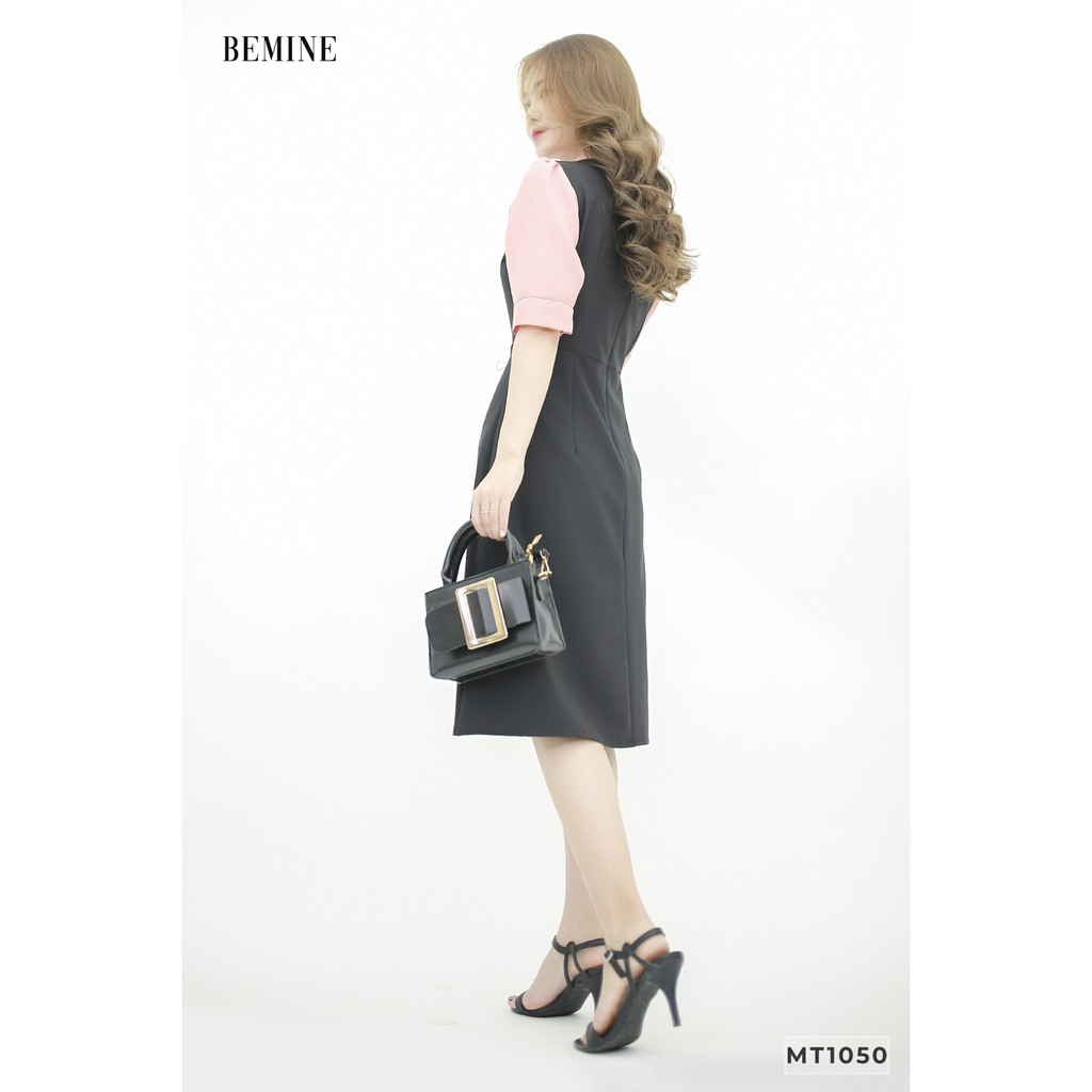 Đầm sơmi phối cổ tay hồng BEMINE MT1050 | BigBuy360 - bigbuy360.vn