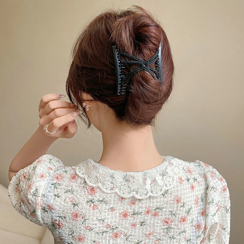 Kẹp Tóc Càng Cua 2 Trong 1 Tạo Kiểu Tóc Thời Trang Cho Nữ
