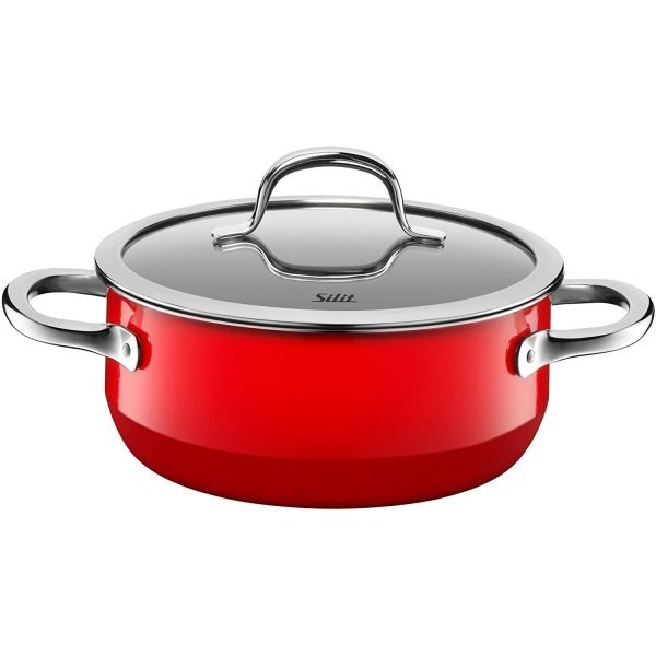 Bộ Nồi Silit Passion Red 4 Món Màu Đỏ [Không chứa niken, Sản xuất tại Đức]
