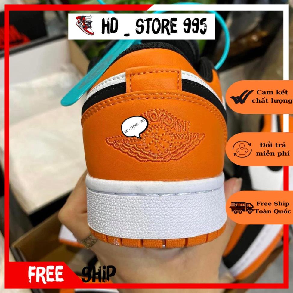 🔥🔥098SHOP🔥🔥 Giày Jordan 1 Cổ Thấp Cam Đen, Giày JD 1 Cam Đen Nam Nữ Bản Cao Cấp Full Box + Bill | BigBuy360 - bigbuy360.vn