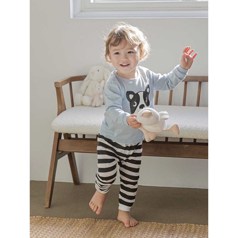 Bộ dài tay cotton giấy Organic Hãng Cordi-i Hàn Quốc