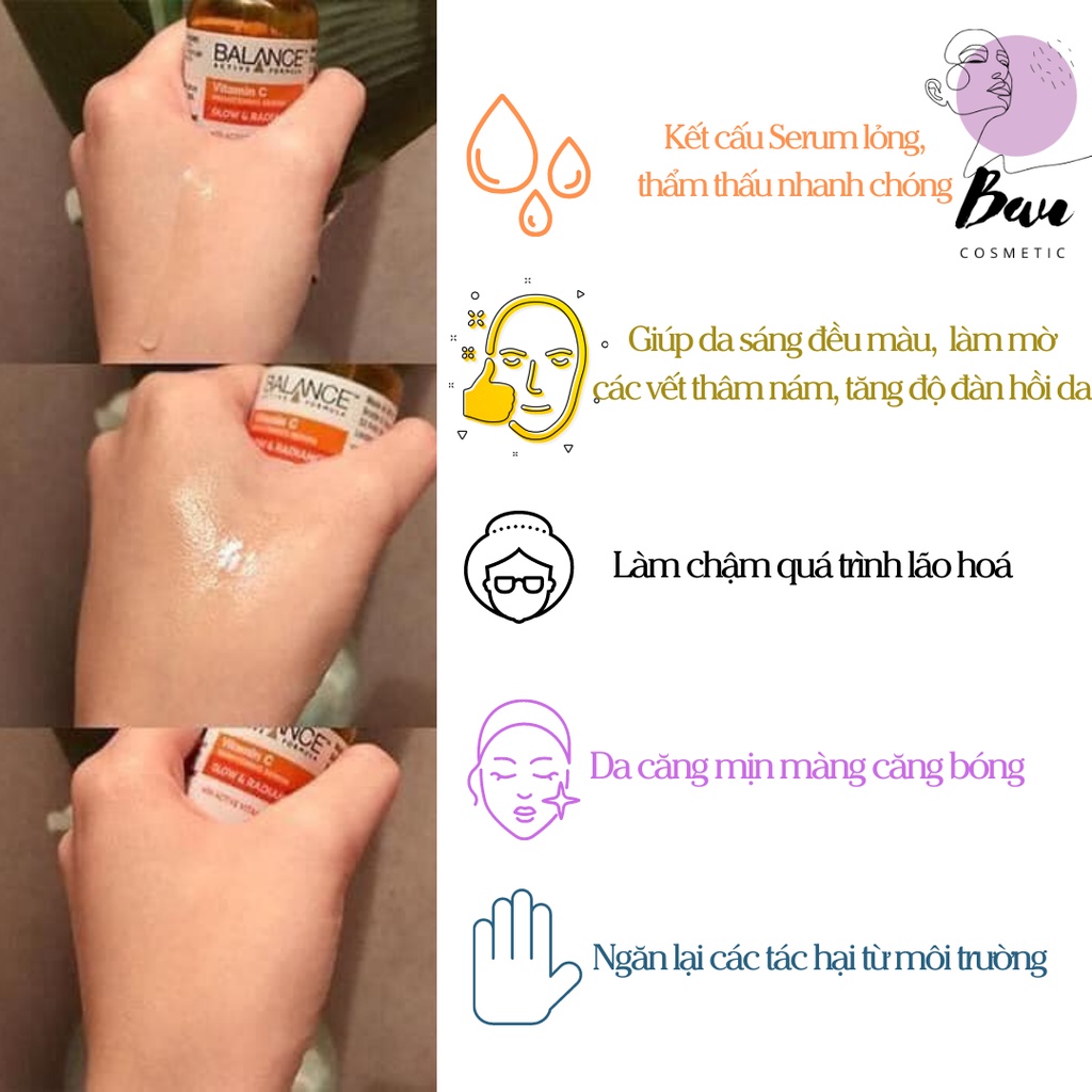 Serum Trắng Da, Mờ Thâm Balance Active Formula Vitamin C Brightening 30ml | BigBuy360 - bigbuy360.vn