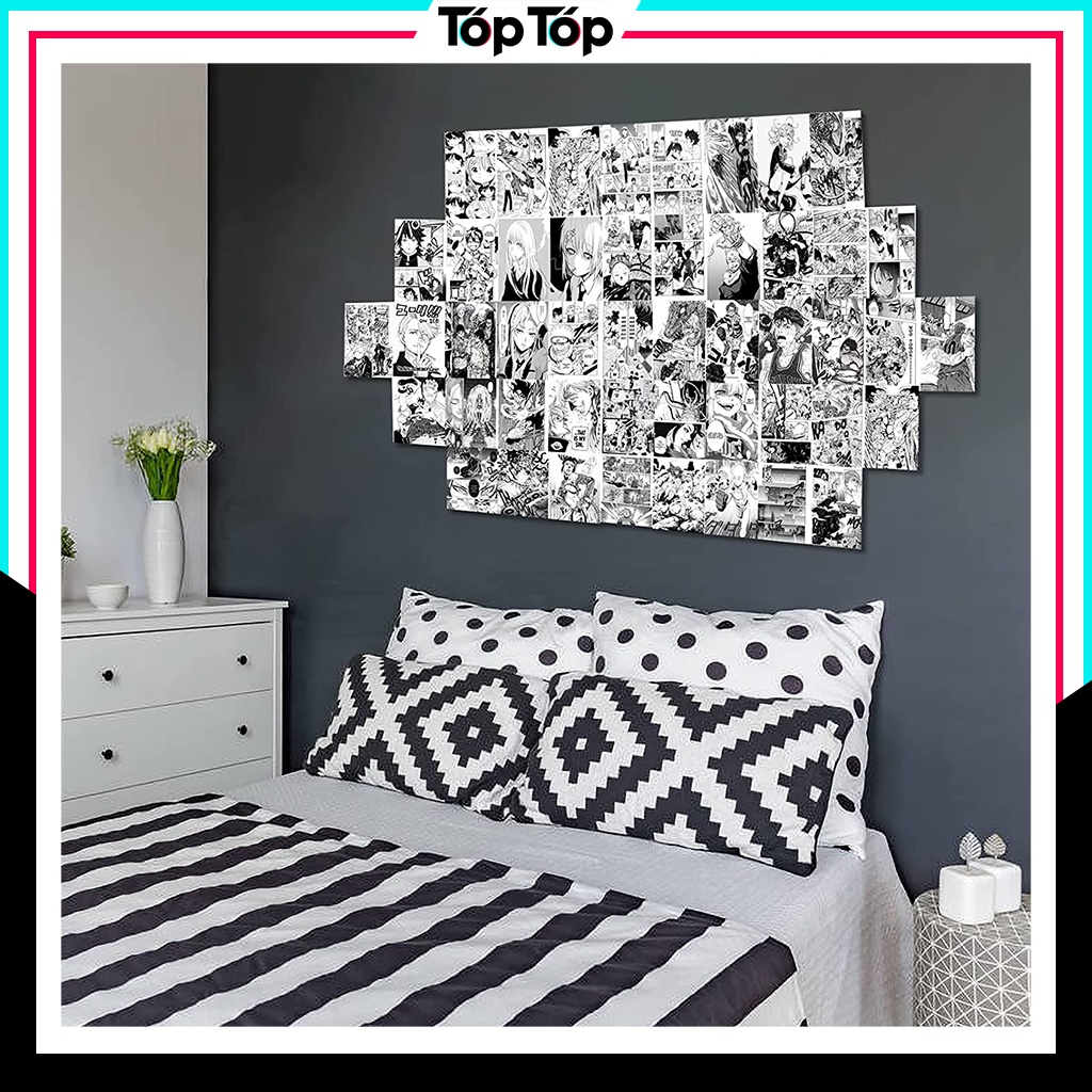 Giấy dán tường anime manga, tranh dán poster anime wall dán tường decor phòng cực đẹp ANM01