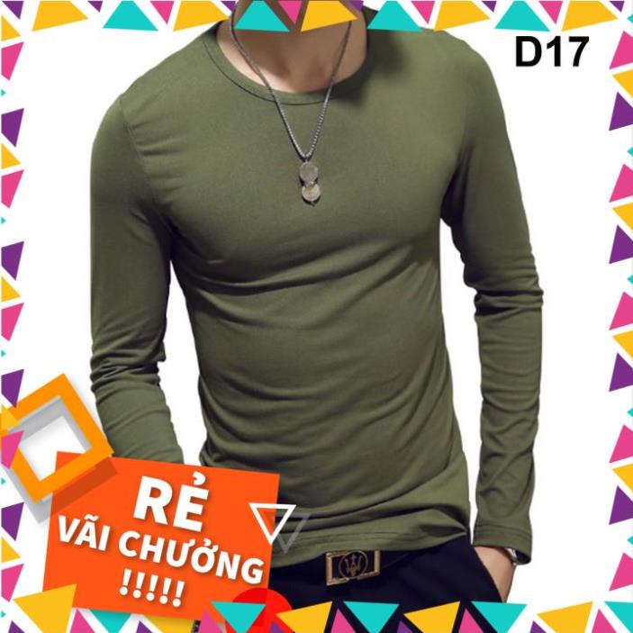 [Hot Sale] Áo thun thu đông, dài tay cổ tròn nhiều màu mềm mịn, co giãn dễ chịu, chất thoáng mát thấm mồ hôi _vifa | BigBuy360 - bigbuy360.vn