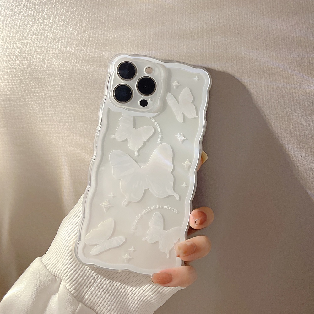 Ốp lưng IPhone trong lượn sóng cánh bướm 6/6s/6plus/6splus/7/7plus/8/8plus/xs11/12/13/14/pro/max/plus/promaxTLS26