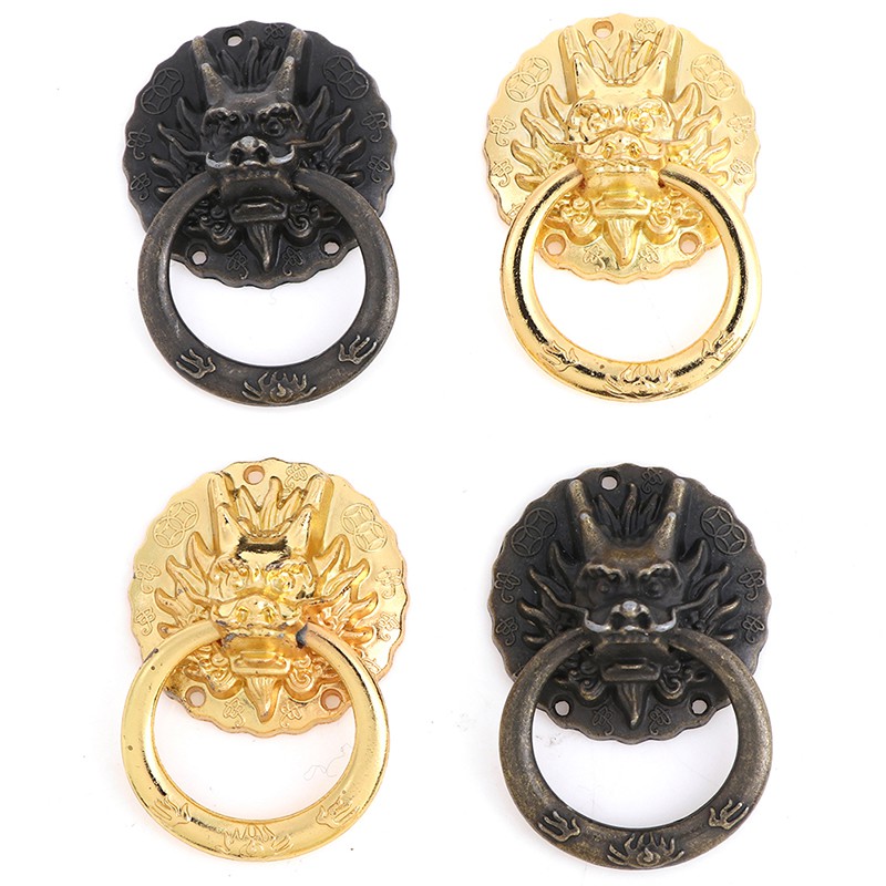 Set 10 Tay Nắm Cửa Hình Rồng Vintage