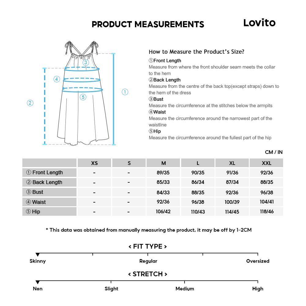 Đầm Lovito in hoa cổ chữ V không tay đơn giản thời trang L06053 (Màu đen) | BigBuy360 - bigbuy360.vn