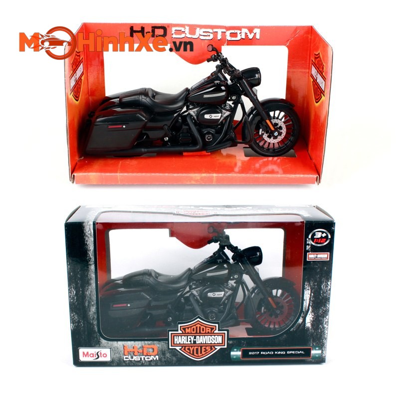 MÔ HÌNH XE 2017 HARLEY-DAVIDSON ROAD KING SPECIAL 1:12 MAISTO