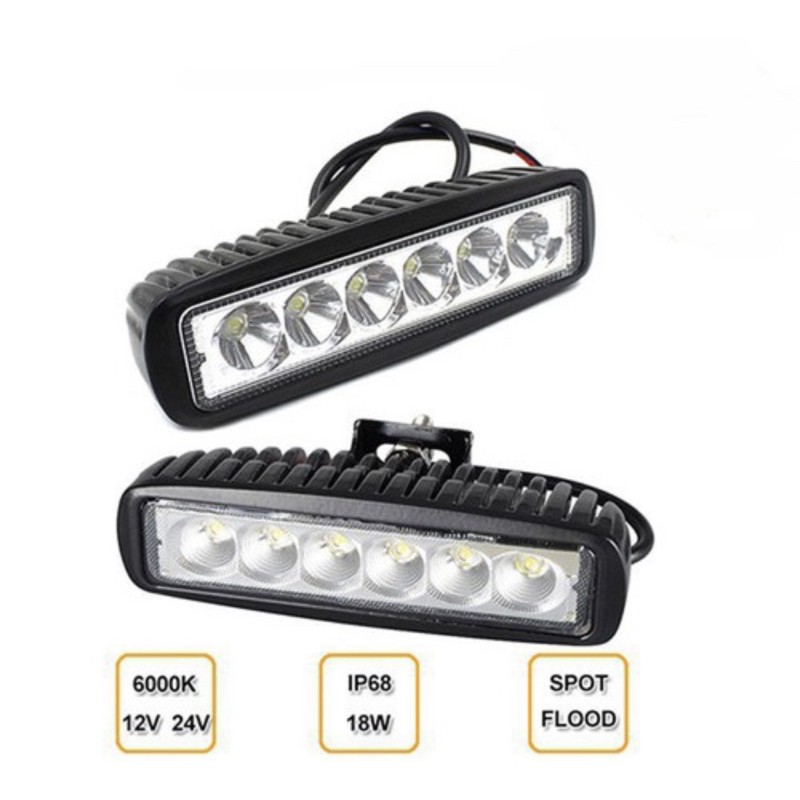 Đèn pha Led 6 bóng 12v