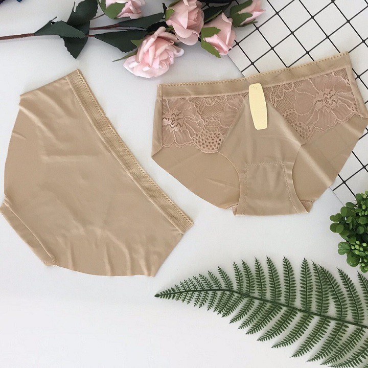 Quần lót nữ chất liệu su đúc hàng xuất Nhật, quần lót không hằn mông co dãn cực mềm mịn | BigBuy360 - bigbuy360.vn