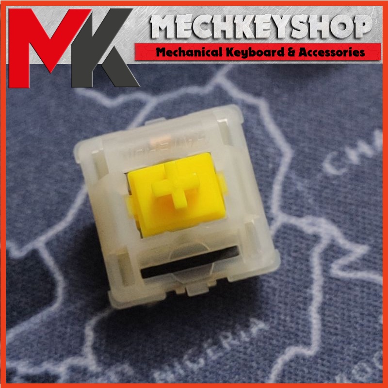 5 công tắc switch Gateron CAP Milky Yellow Linear 50g