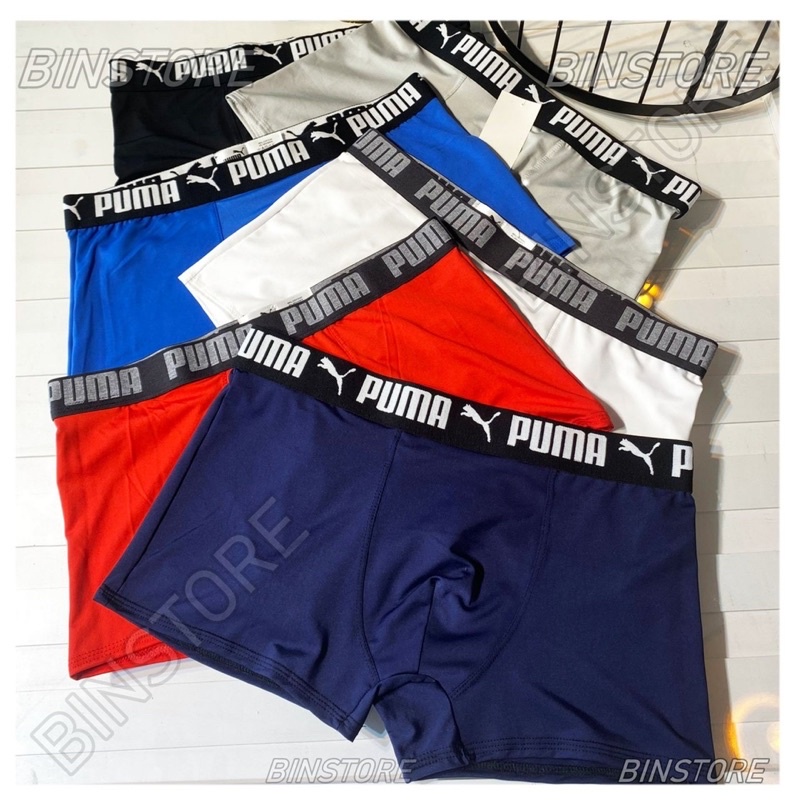 [Sịp Đẹp]Quần sịp đùi nam,quần lót nam hàng caPuma Vải Thun Lạnh Cao Cấp (chất mát,thoáng khí),co giãn 4 chiều khử khuẩn