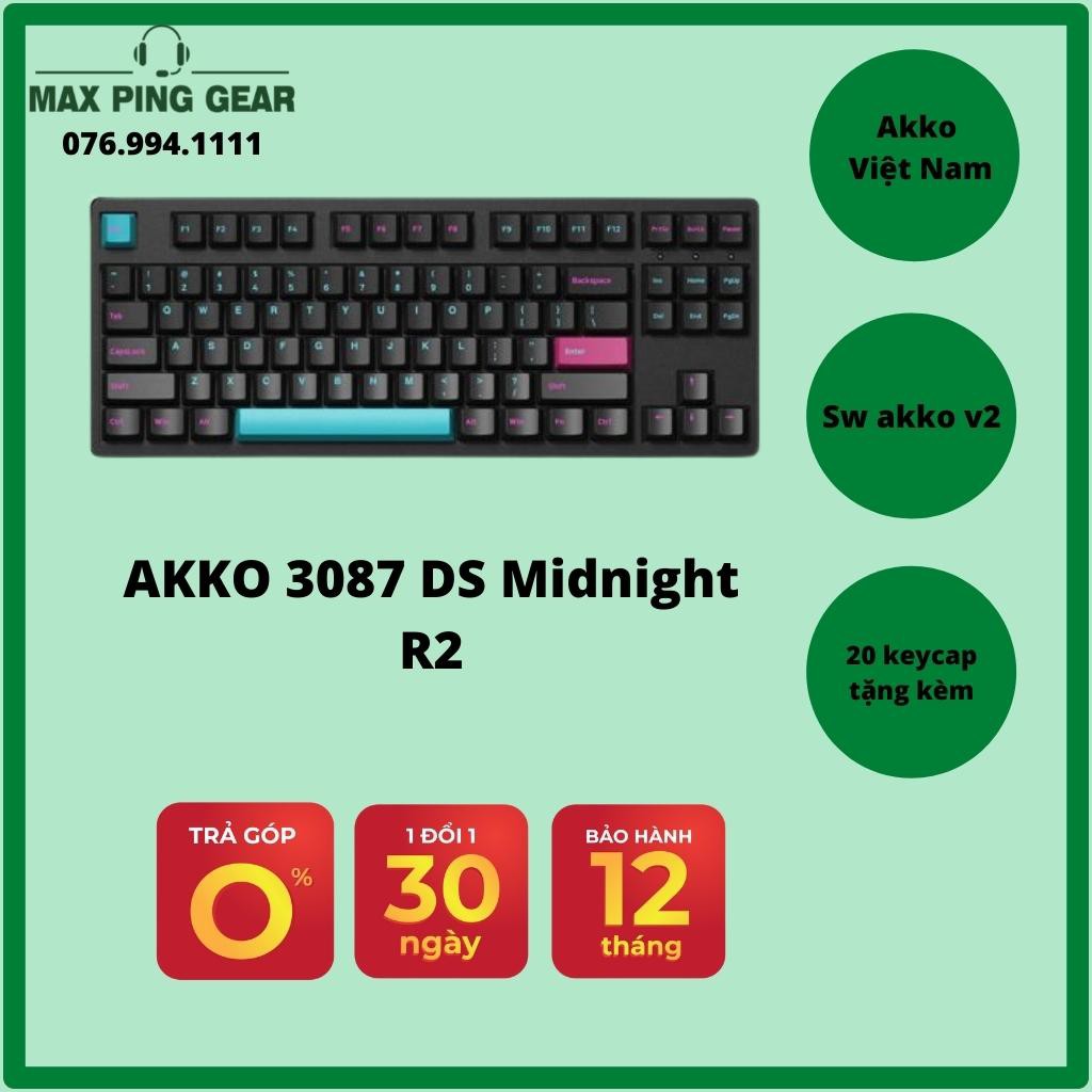 Bàn phím cơ AKKO 3087 DS Midnight R2 (Akko sw v2)