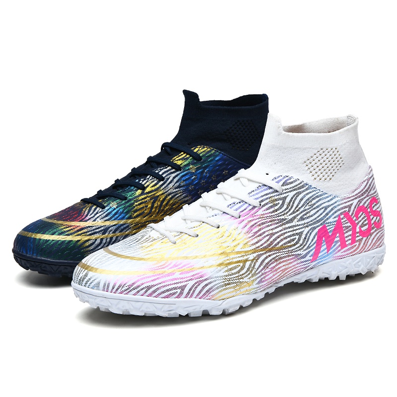 Giày Đá Bóng Cổ Cao Size 35-45 Màu Sắc Bắt Mắt Hợp Thời Trang