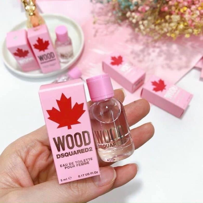 Nước hoa nữ DSQUARED2 Wood Pour Femme EDT 5ml - Green - Red