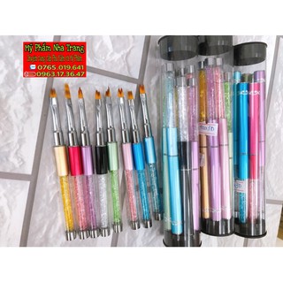 Cọ vẽ móng nail tay chân nghệ thuật 8 cây