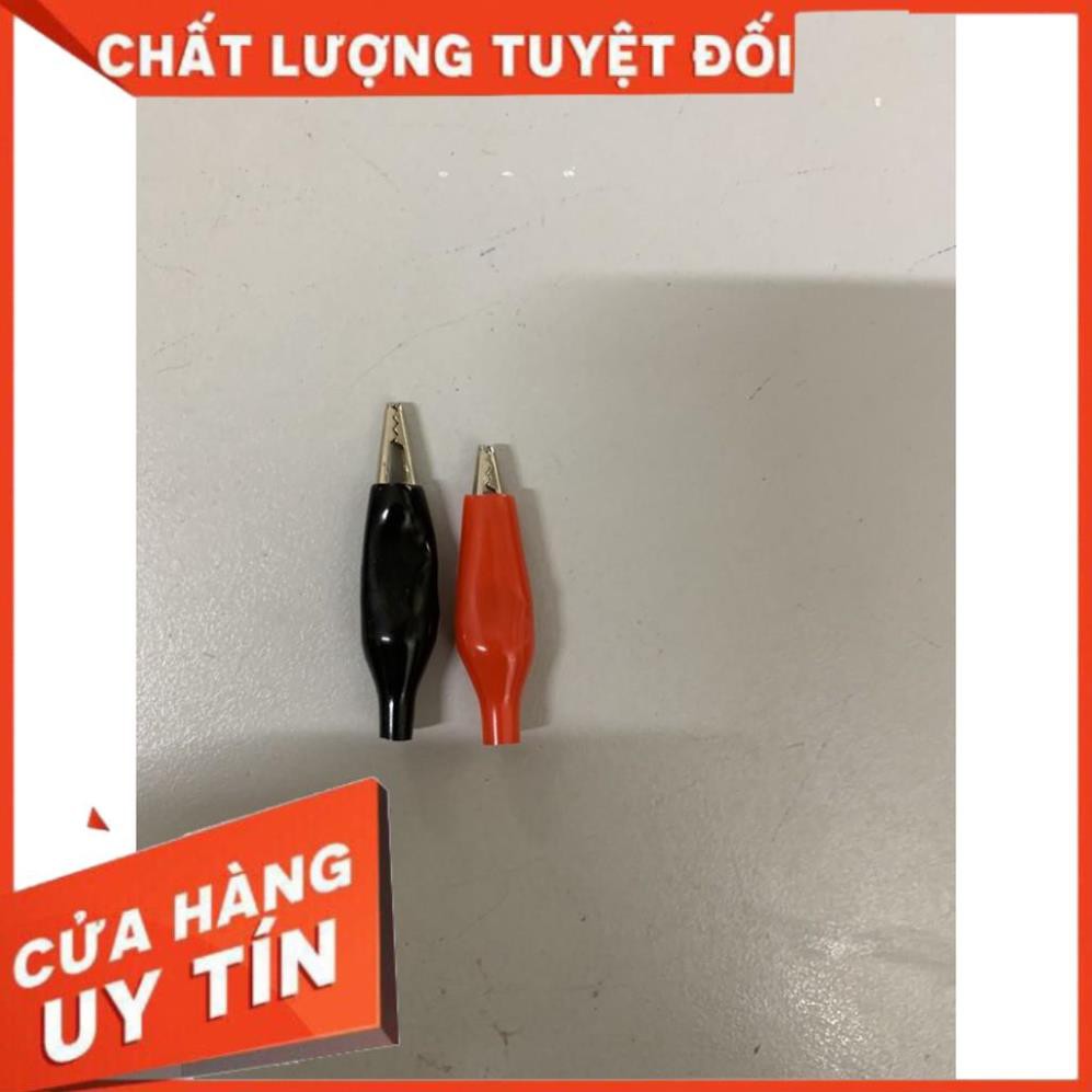 Kẹp cá sấu - Đàu kẹp bình acquy ( Bộ 1 đôi /2 cái )