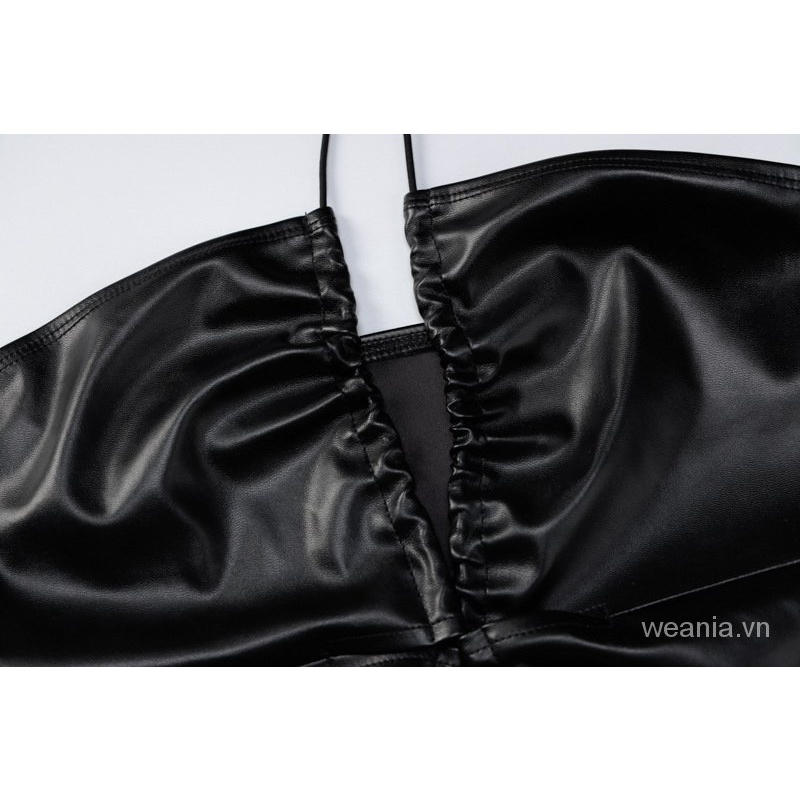 Áo tank top cột dây thiết kế kiểu dáng quyến rũ cho nữ