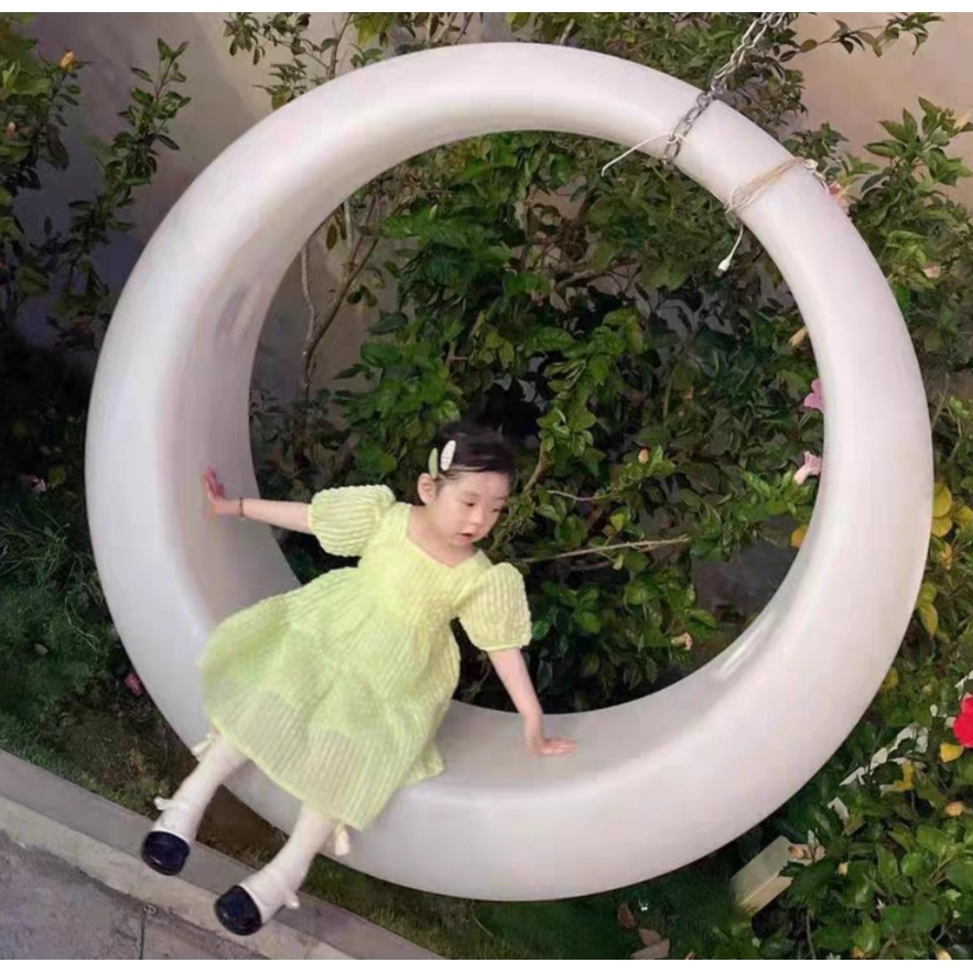 Váy công chúa bé gái đũi xốp tay bồng siêu hót