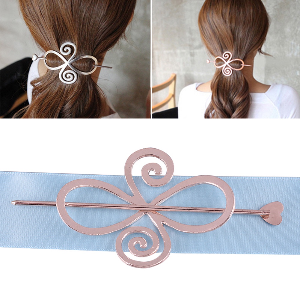 Kẹp tóc hình trái tim xinh xắn cho nữ